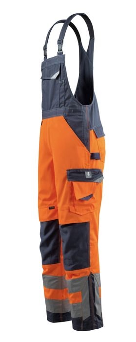 Meskie spodnie robocze ogrodniczki MASCOT z kieszeniami na kolanach 52