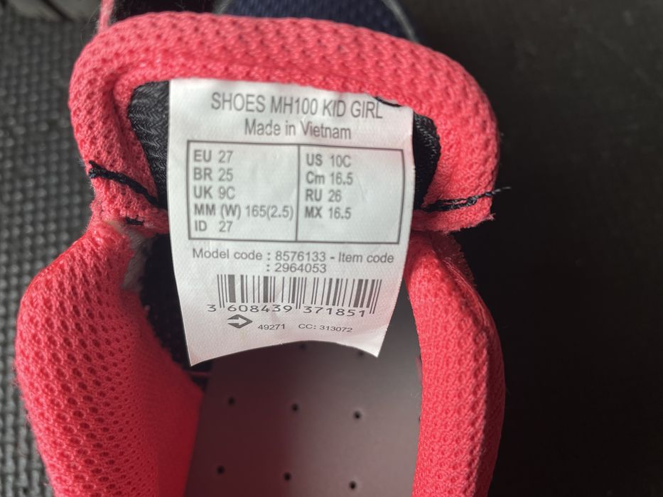 Sapatilhas Menina 27 COMO NOVAS Quechua