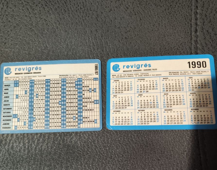 Conjunto de 2 calendários do FCPorto