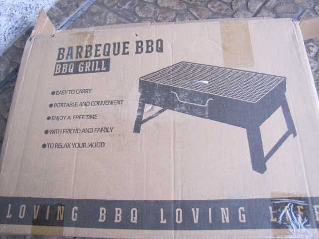 DOKKOME Grill BBQ Przenośny Grill Węglowy Składany Kempingowy