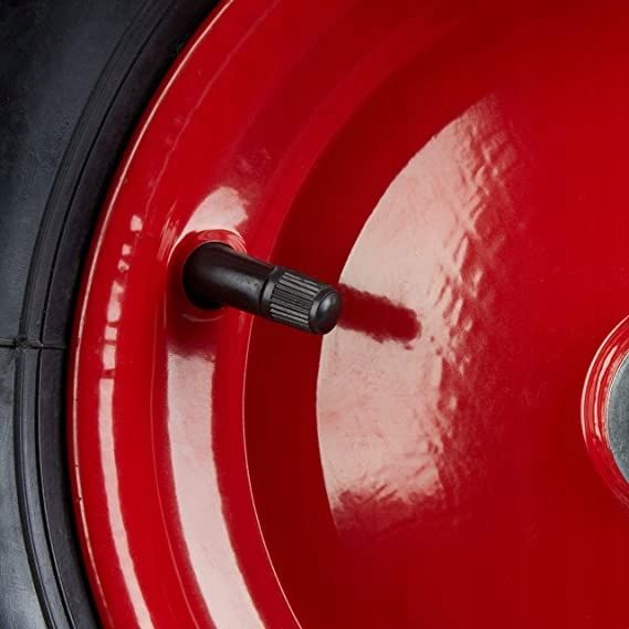 Relaxdays Czarno-czerwone koło do taczki