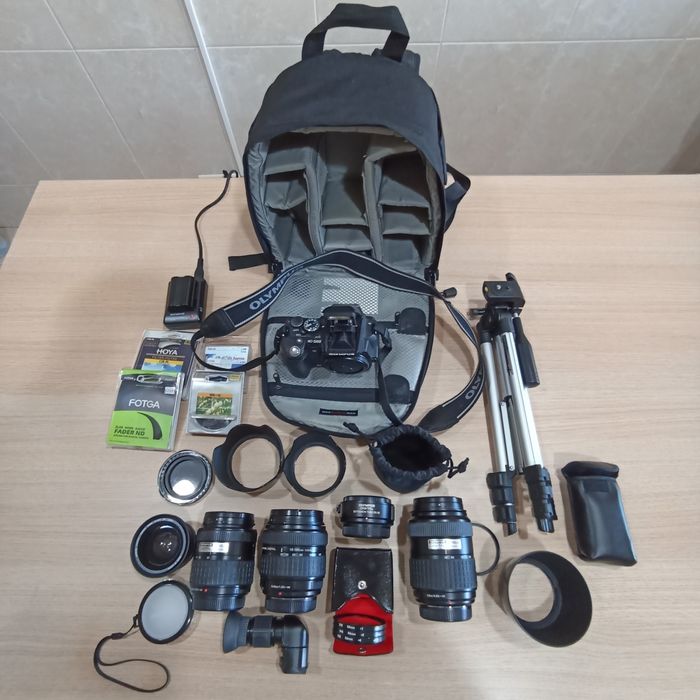 Maquina Fotográfica Olympus E-500 com acessorios