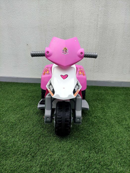 Moto elétrica criança rosa