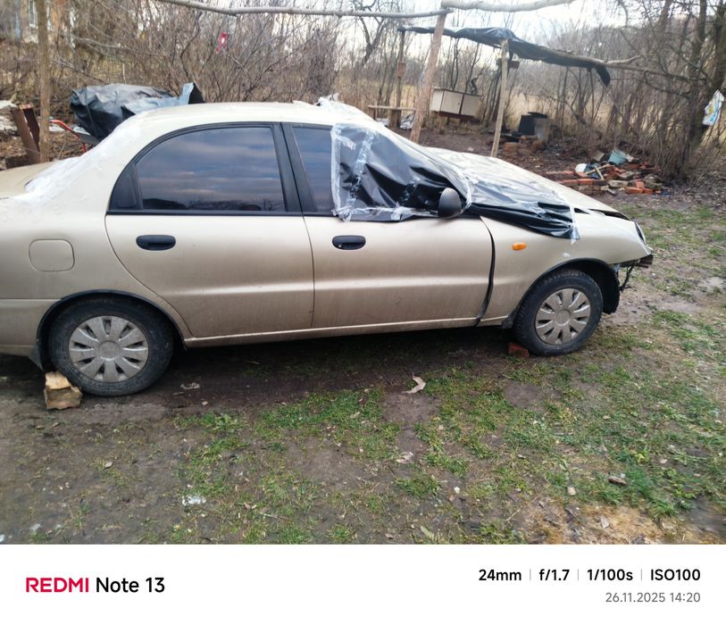 ЗАЗ Ланос 1.5  после дтп