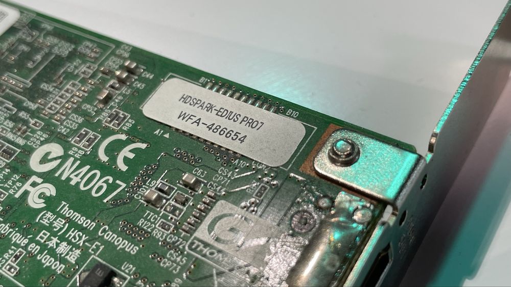 Grass Valley HD Spark - placa de monição vídeo