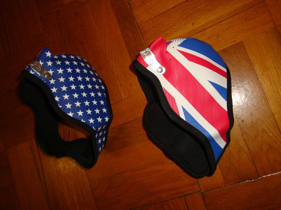 Маска неопреновая с флагом США и Великобритании