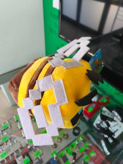 Peluche Minecraft Abelha 23cm