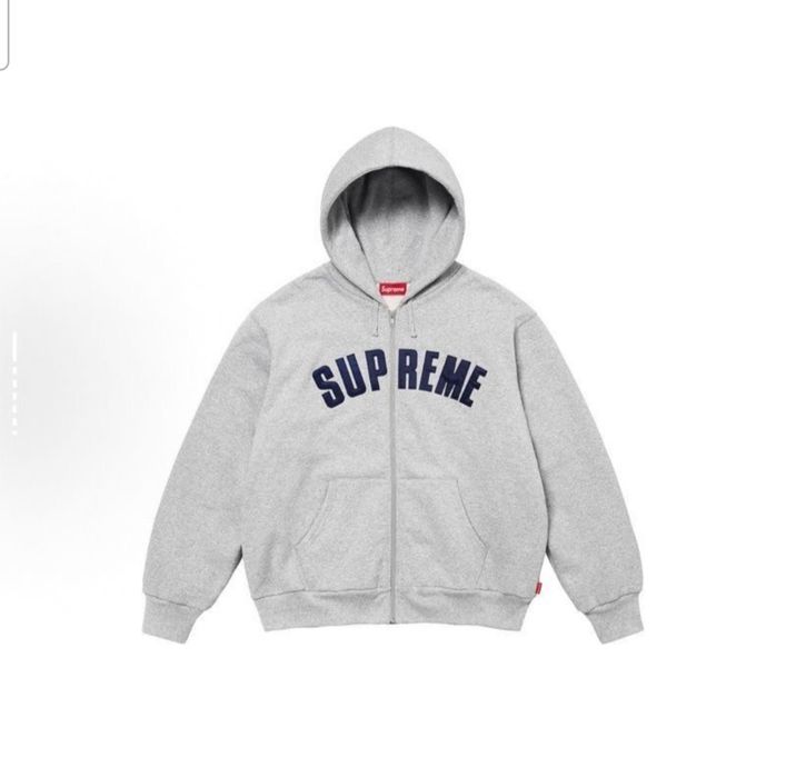 Кофта Supreme серая