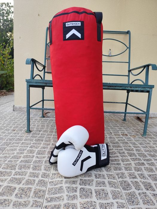 Saco de box + luvas