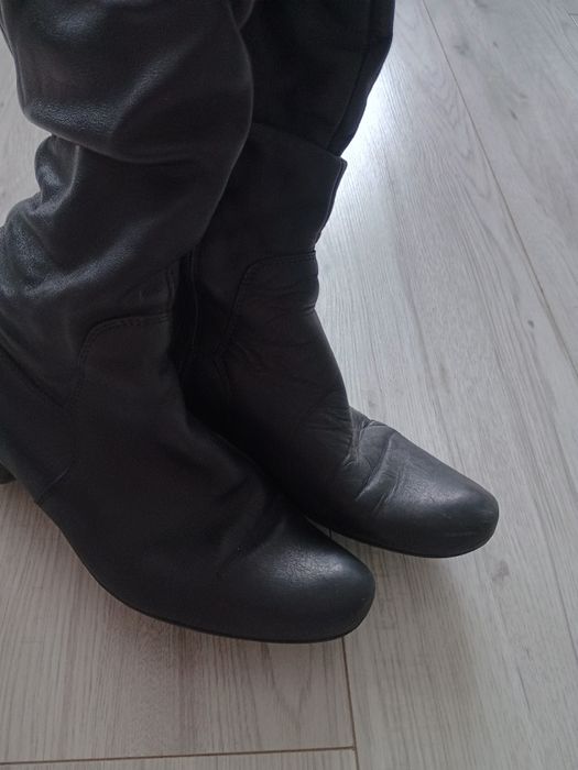 Kozaki 2 szt Lasocki 39 kozaczki lemat wysokie czarne