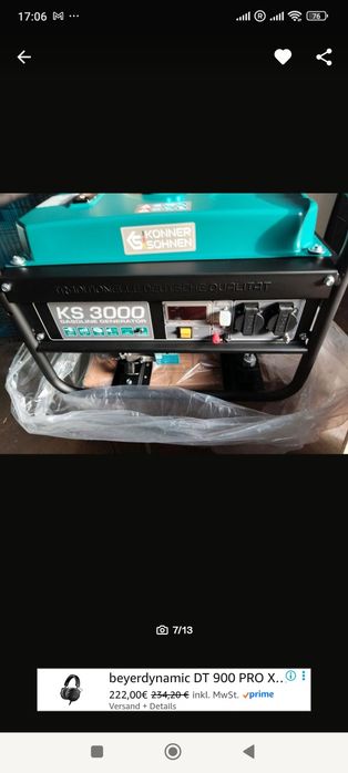 Продам бензинові генератори різних потужностей .