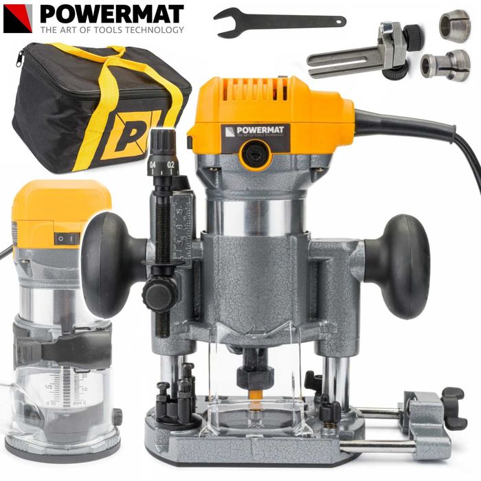 POWERMAT Frezarka Górnowrzecionowa Krawędziowa 2000w Wycinarka PM0797