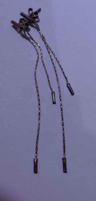 Kolczyki długie srebrne retro vintage klasyka 4 wysyłka