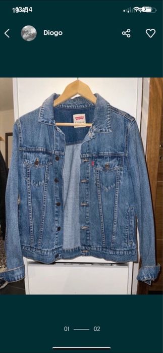 Casaco de ganga Levis