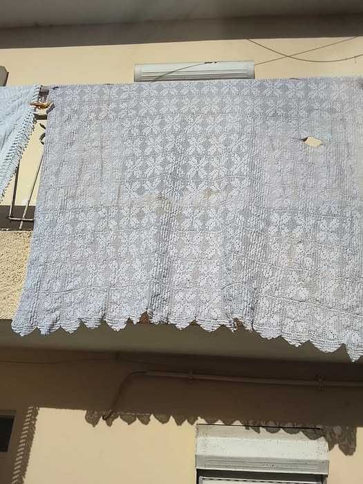TOALHA DE MESA DE ALGODÃO TRICOTADO ARTESANAL