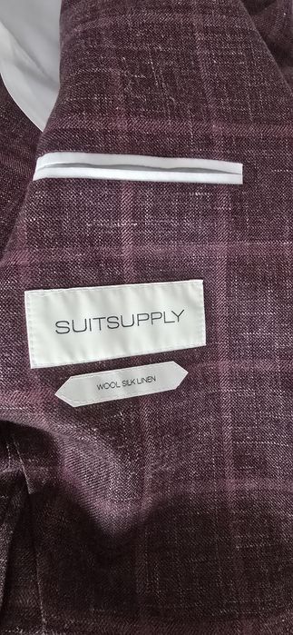Marynarka Suitsupply r. 44 (wełna, jedwab, len, stan idealny)