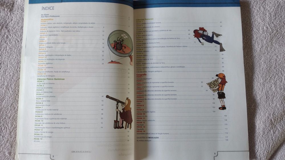 Cadernos de Revisão de 7º ano