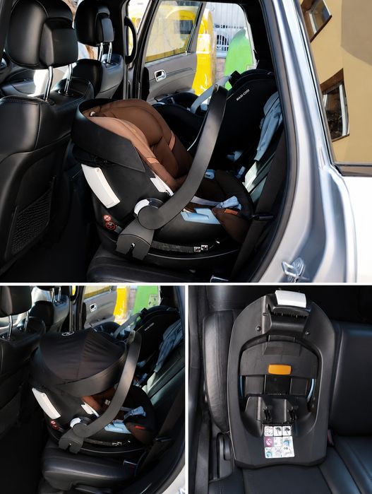 Fotelik samochodowy Cybex Aton 4 wraz z bazą isofix cybex Aton Base 2-Fix.