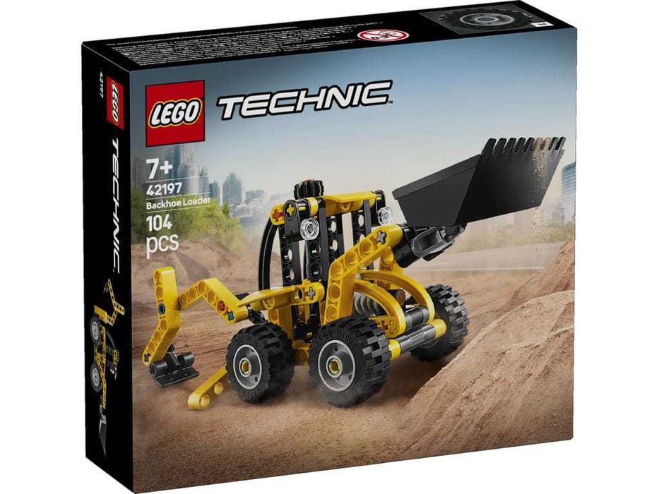 Klocki LEGO Technic 42197 - Koparko-ładowarka - 104 elementy