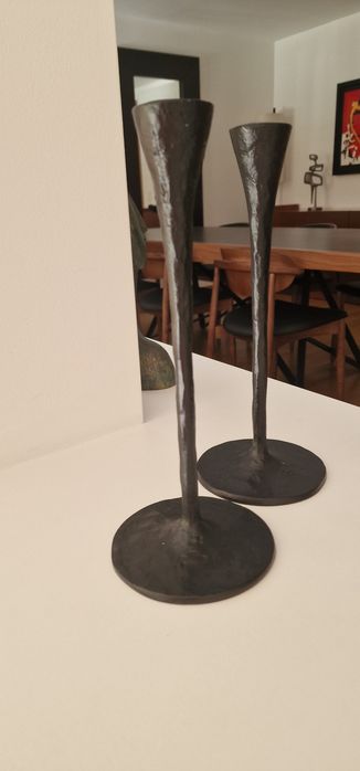 Lote de 2 Castiçais de metal da Zara Home