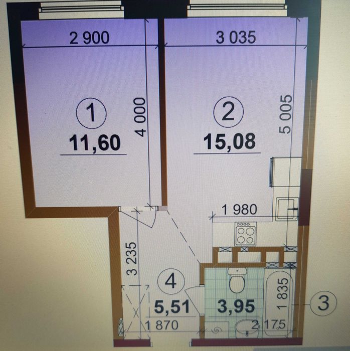 1-кімнатна квартира за адресою вул. Замковецька (площа 37 м²) - Atlanta.ua - фото 10