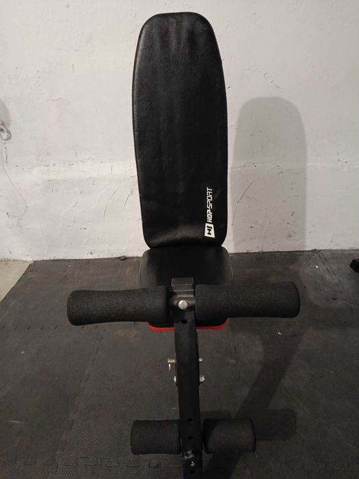 Ławka do ćwiczeń Hop-Sport HS-1030 z blokadą nóg