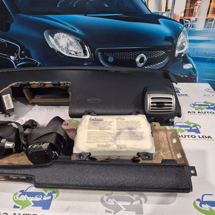 Tablier completo com kit de airbags Smart Fortwo 451 3G Brabus fase 1