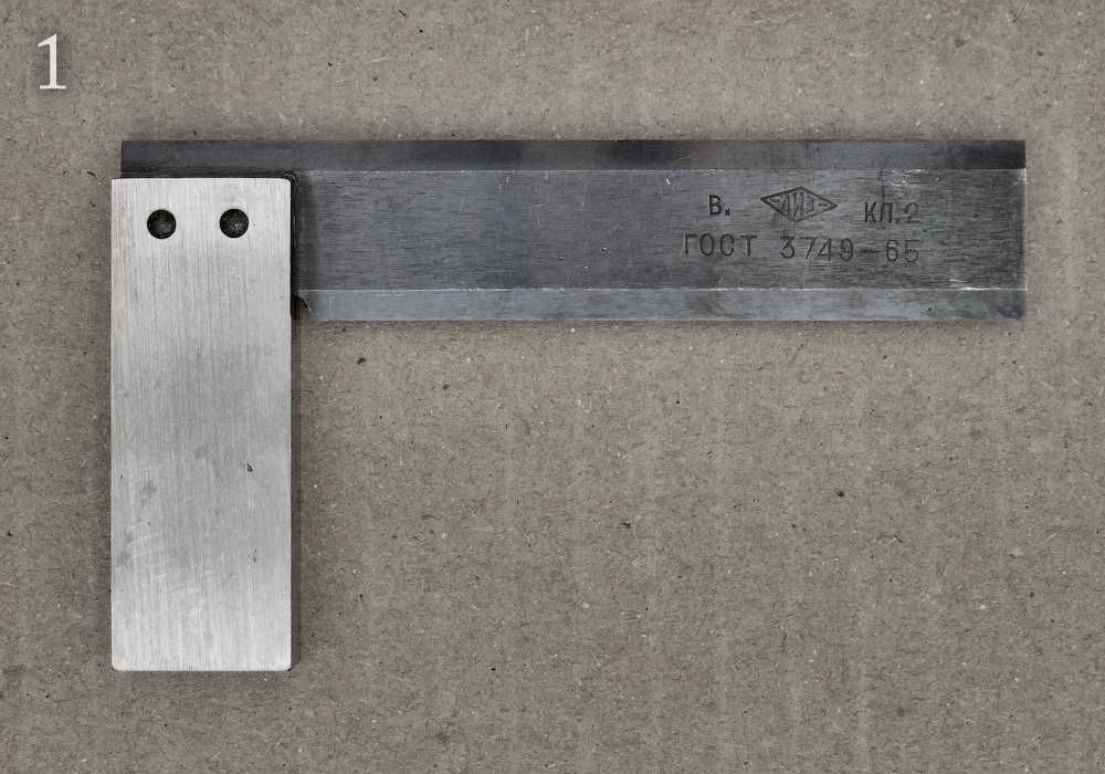 Угольник слесарный УШ 100 мм, СССР