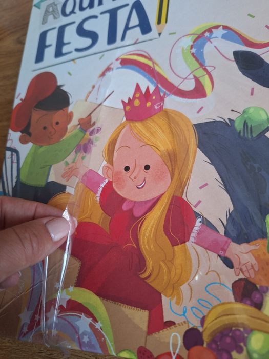 Jogo educativo de tabuleiro Aqui há Festa