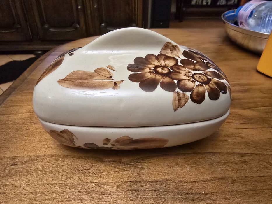 Maselnica Włocławek Fajans stan idealny jak Nowy  ręcznie malowana