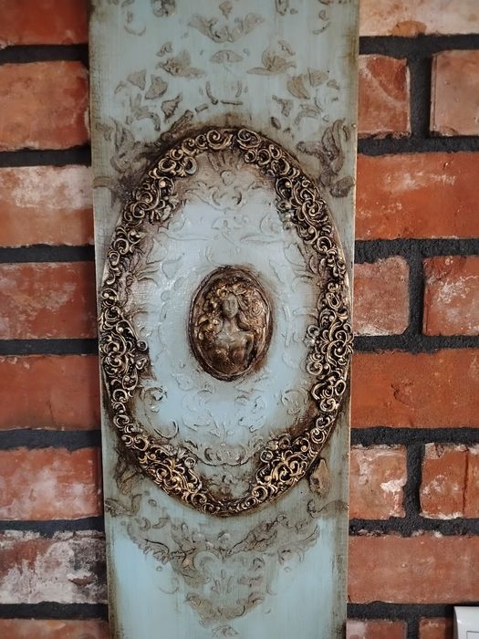 Rezerwacja -Obraz,panel dekoracyjny na 100 letniej desce