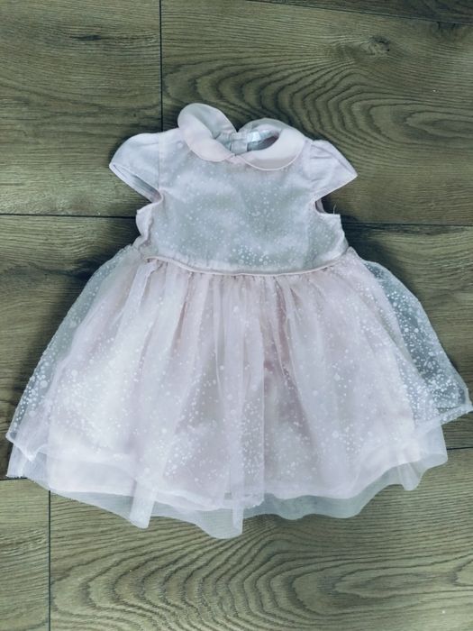 Piękna sukienka wizytowa tiul 80