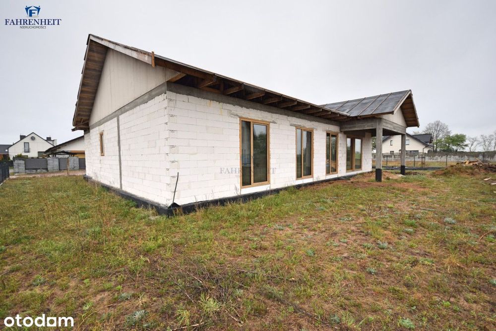 Dom parterowy 136 m² | Garaż 2-stan. | Skowarcz
