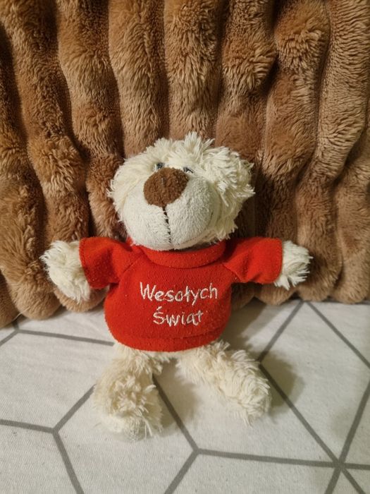 Świąteczny mis Wesołych świąt 19 cm