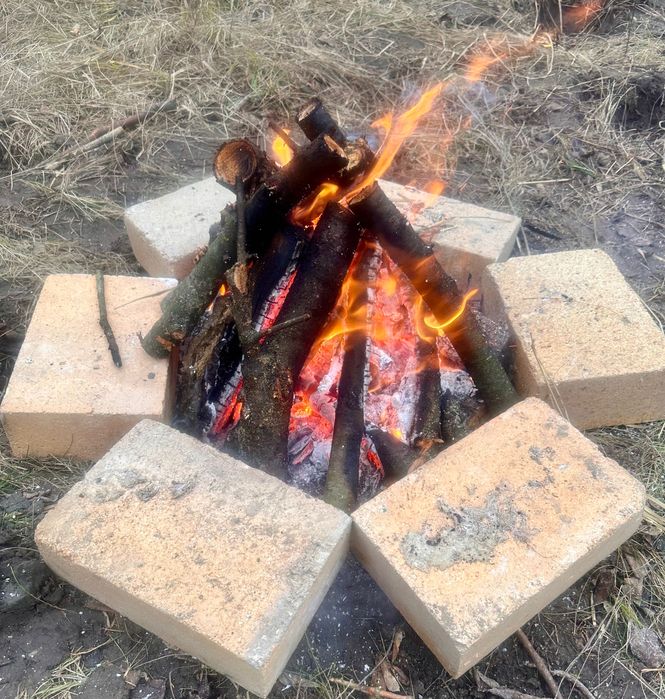 Дрова для шашликів (Вишня, Слива, Груша, Горіх, Абрикос) сітка 10 кг.