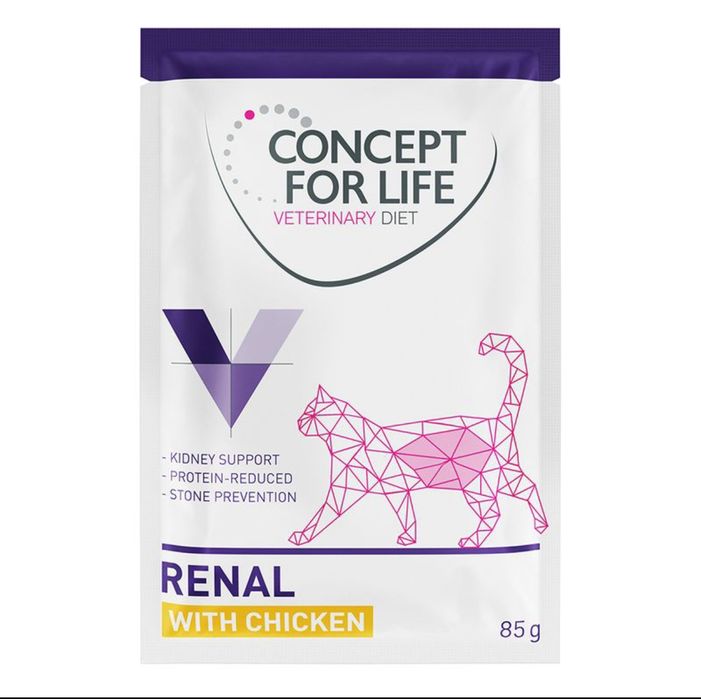 Mokra karma Concept for life Renal chicken 12x85g