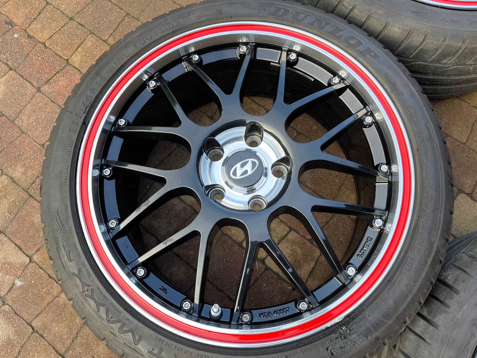 4007. Koła letnie Ceed Hyudai i30 Mazda 5x114.3 225/40/18 7mm Dunlop