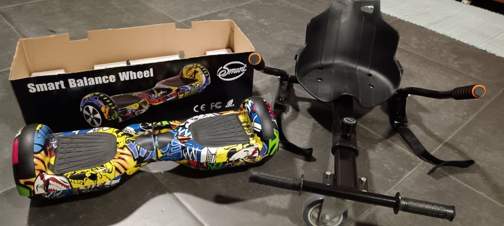 Hoverboard Smart Balance well + assento kart