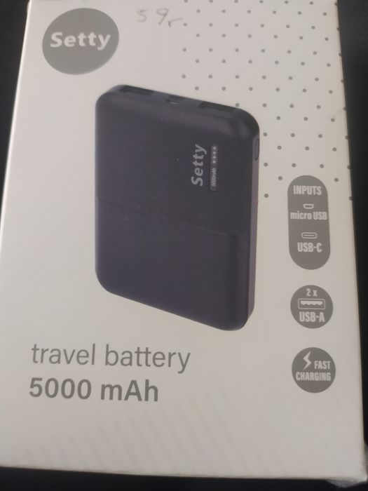 Powerbank czarny Setty