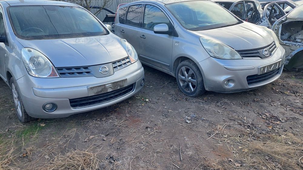 Разборка Nissan Note Ниссан Ноут Е11 1.4, 1.5dci, 1.6i кпп двигун фара