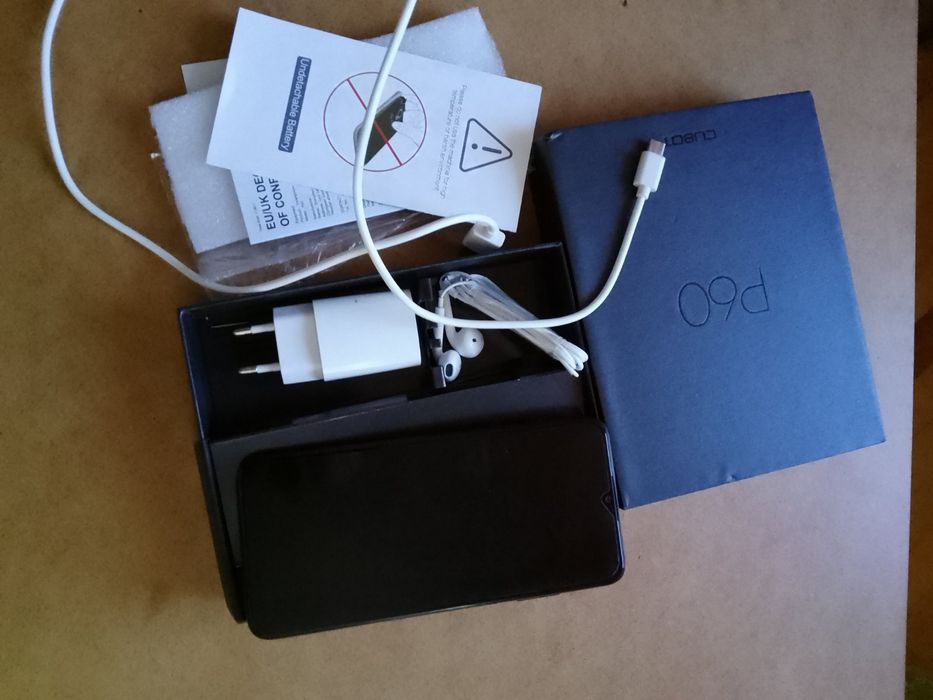 Смартфон Cubot P60 Black 6/128gb 6.51" 5000mAh