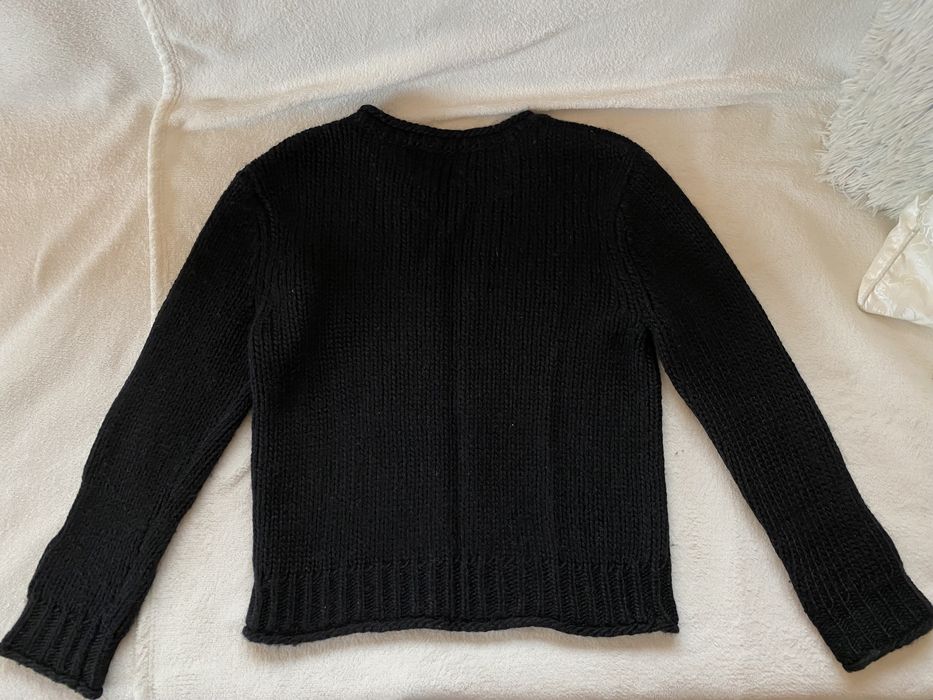 Acne czarny sweter wełna alpaka xs