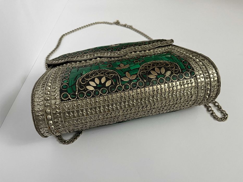 Вінтажна металева сумочка, клатч, ручна робота, Індія, Пакистан.