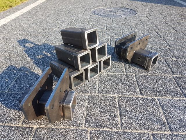 Hak USA gniazdo + blachy 2x2" 2 cale