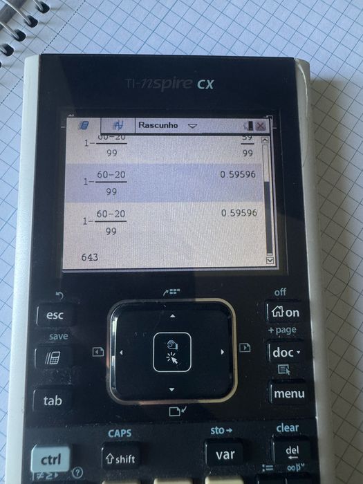 Calculadora TI-NSPIRE CX