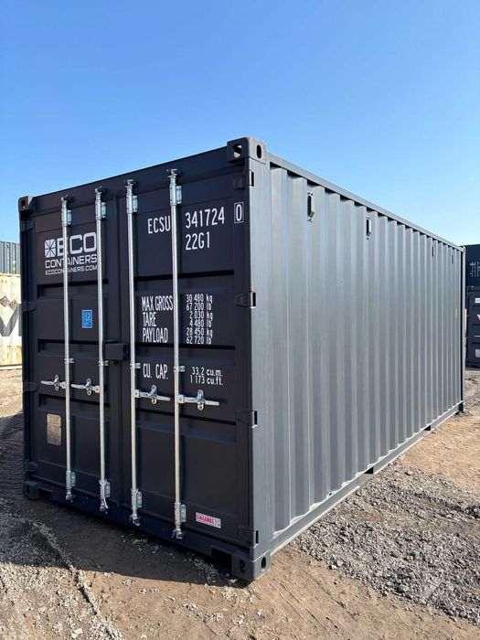 Kontener morski 20'DC OW RAL 5010, 7016, 7021, 7035 magazyn - Gdańsk