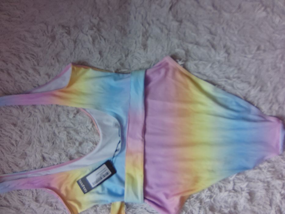 Boohoo strój kąpielowy ombre pasek 44