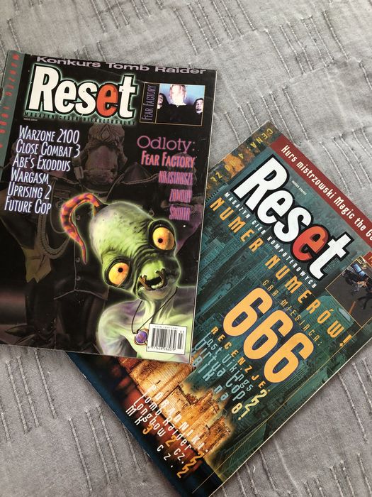 Reset, gry, czasopismo, 1998, 1999