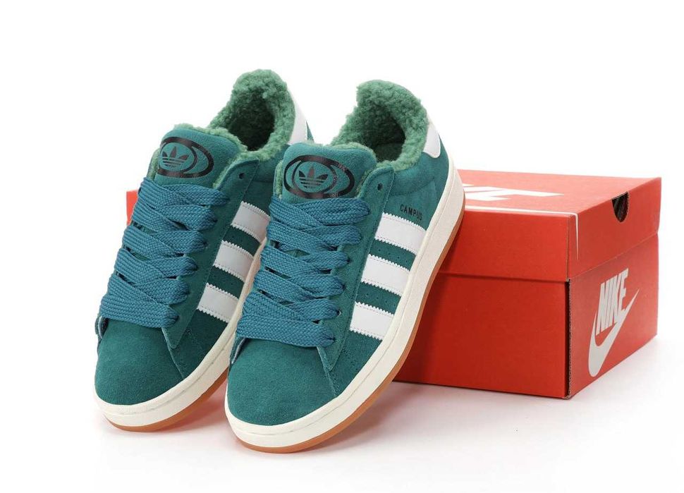 Зимові Жіночі Кросівки Adidas Campus (Хутро)36-41 (Без Предоплати)