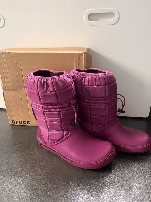 Kalosze crocs fioletowe